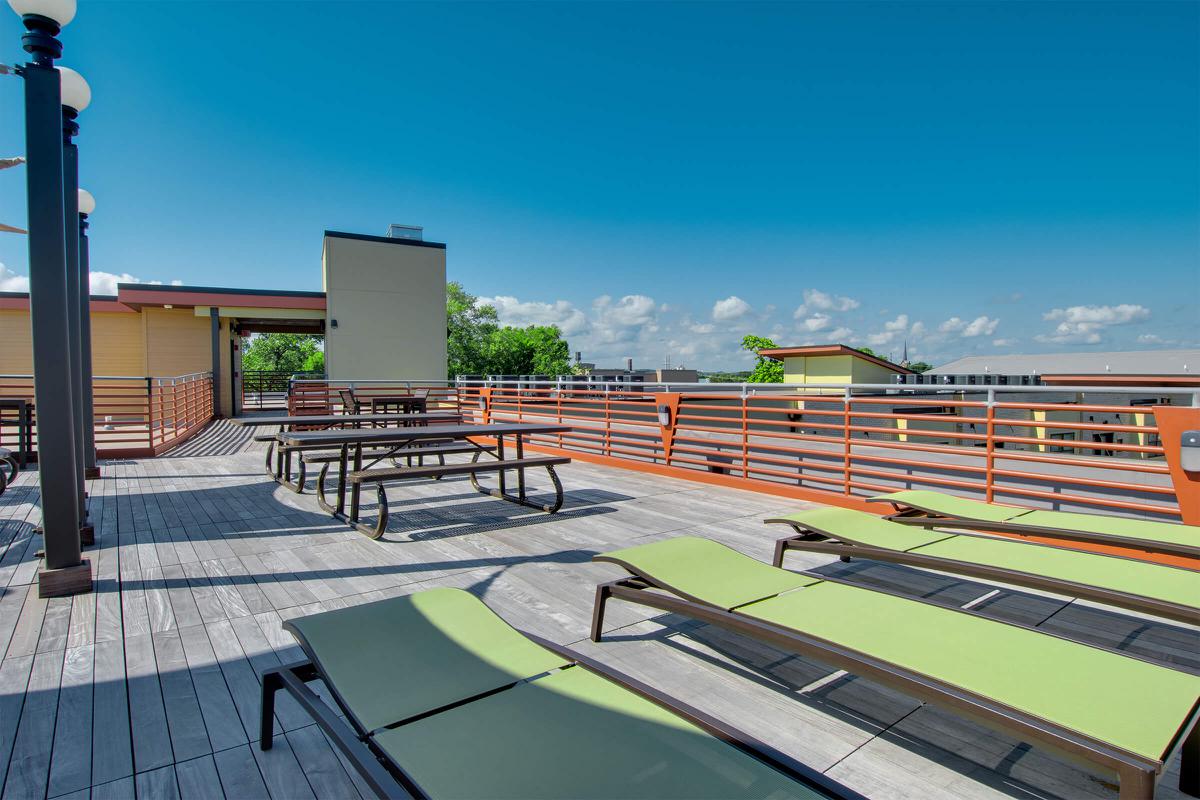 Seating on Rooftop Deck