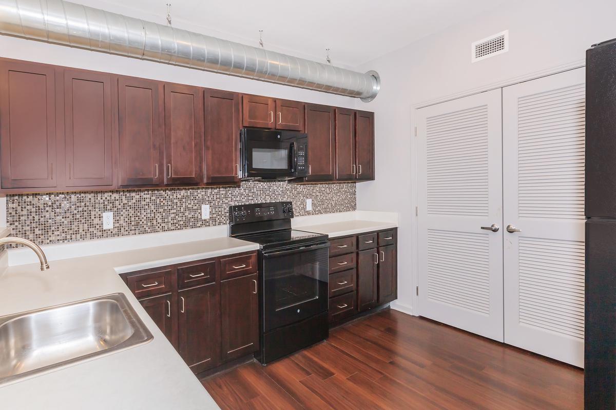 Large two bedroom apartment kitchen