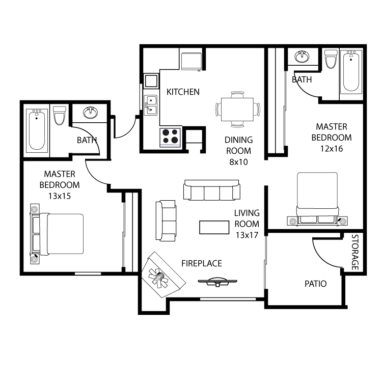 Floor plan image of Noble