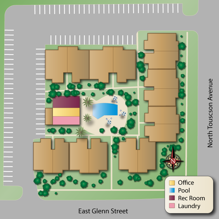 We make every effort to make our website accessible to anybody, especially those with disabilities. If you have question in terms of the relative location of an amenity or apartment home, please give us a call.