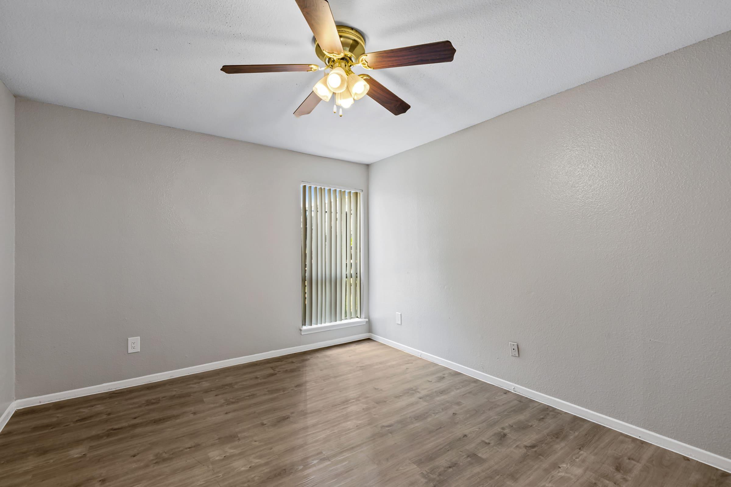 a room with a wooden floor