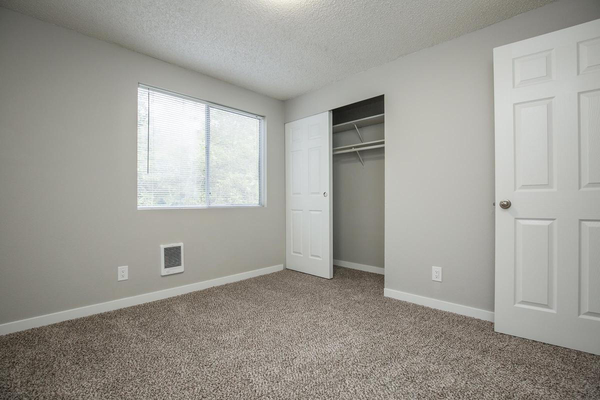 a double door in a room