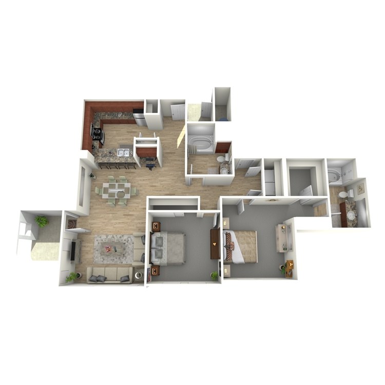 Floor plan image of B7