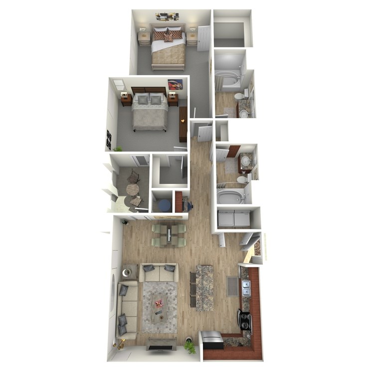 Floor plan image of B8