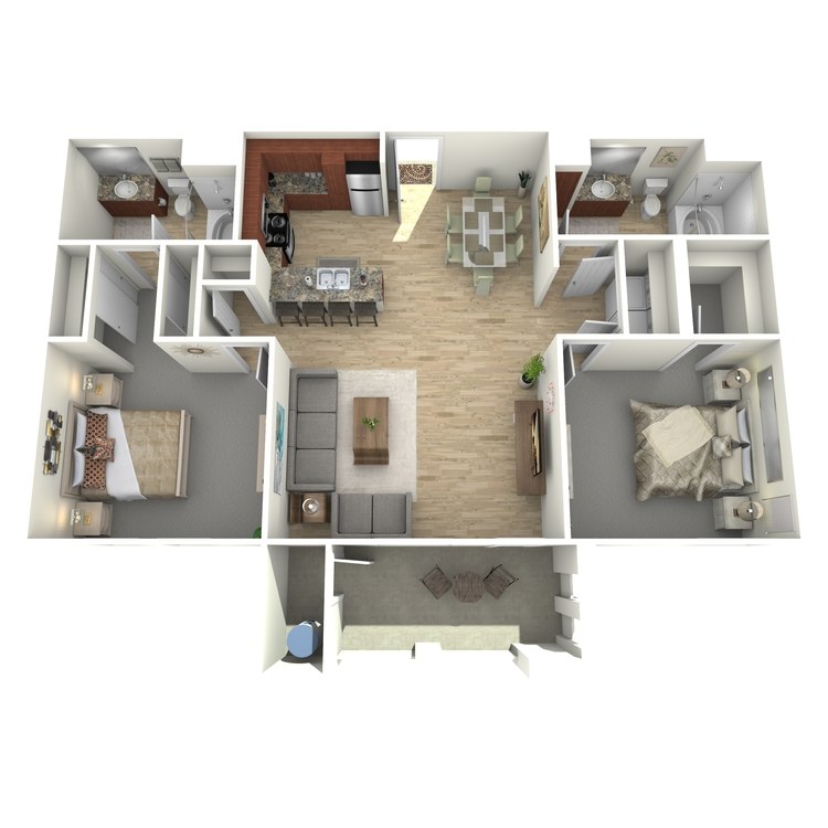 Floor plan image of B2