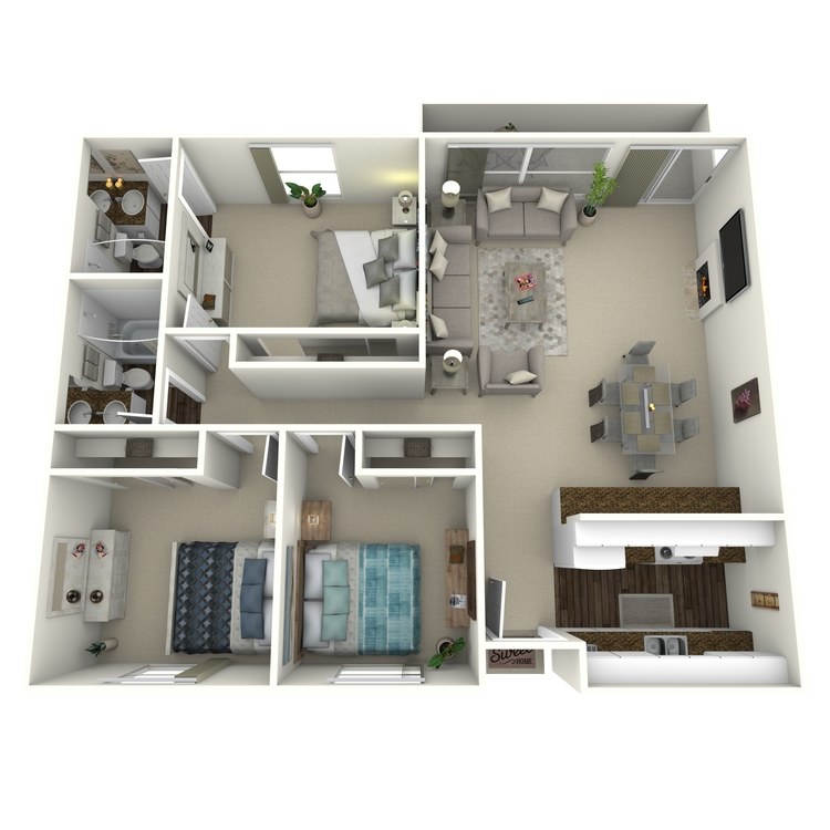 Floor plan image of Ponderosa