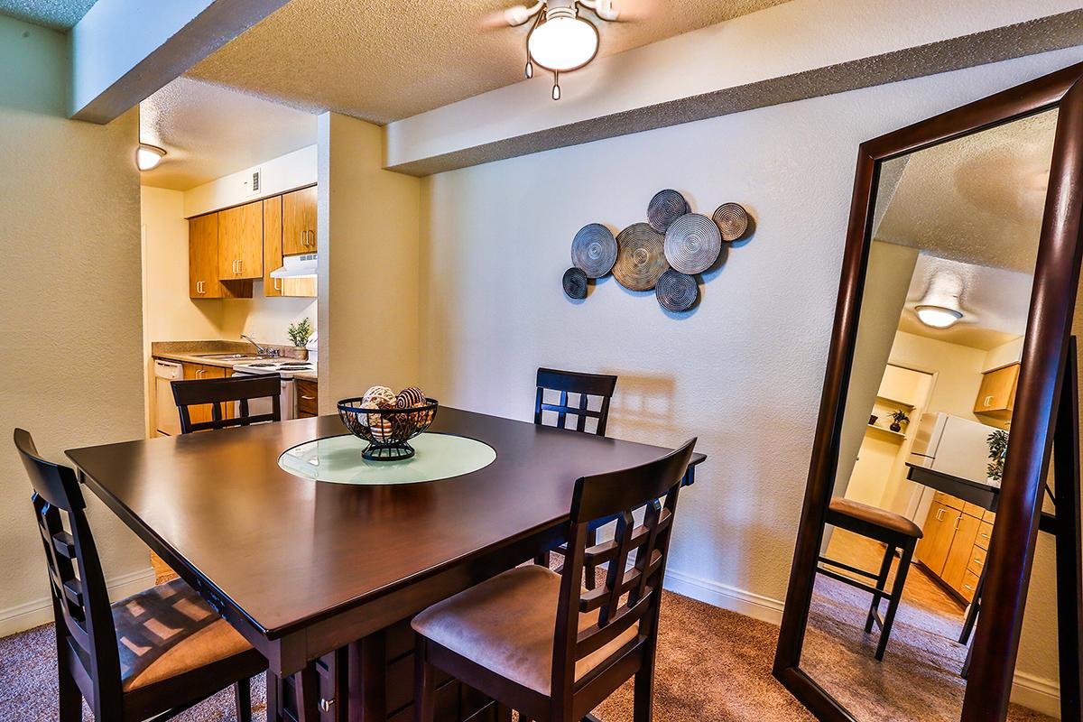 a dining room table