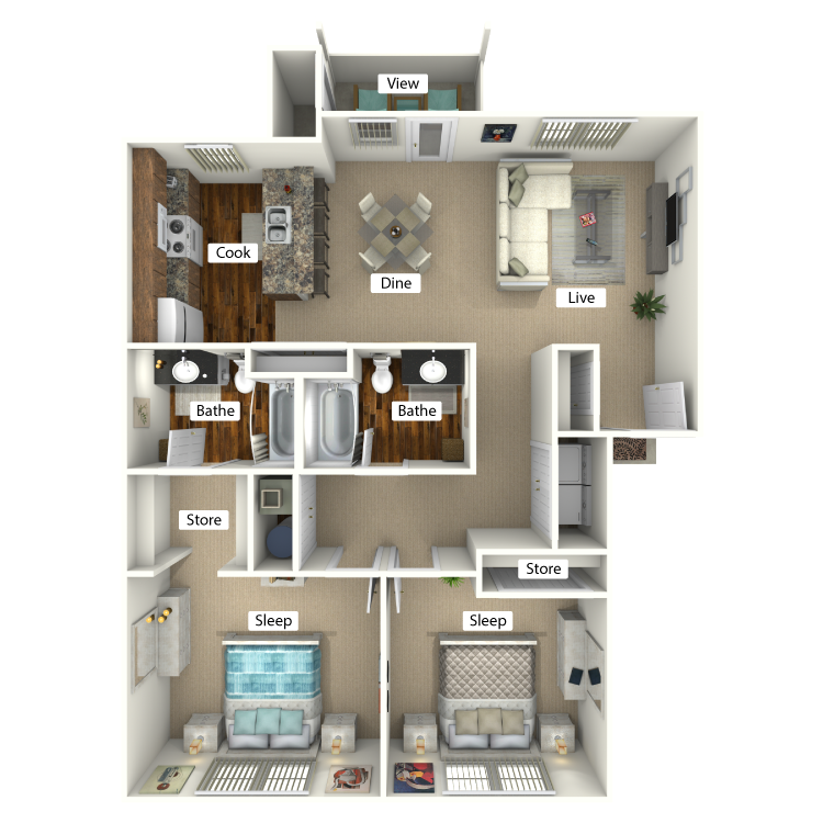 Floor plan image of The Magnolia