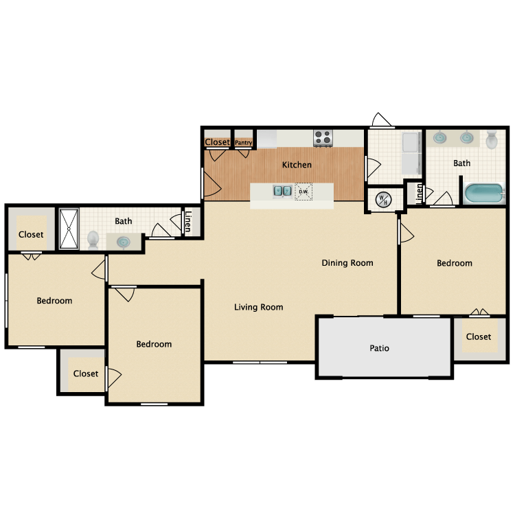 Floor plan image of Prairie