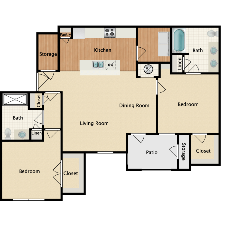 Floor plan image of Sheyenne
