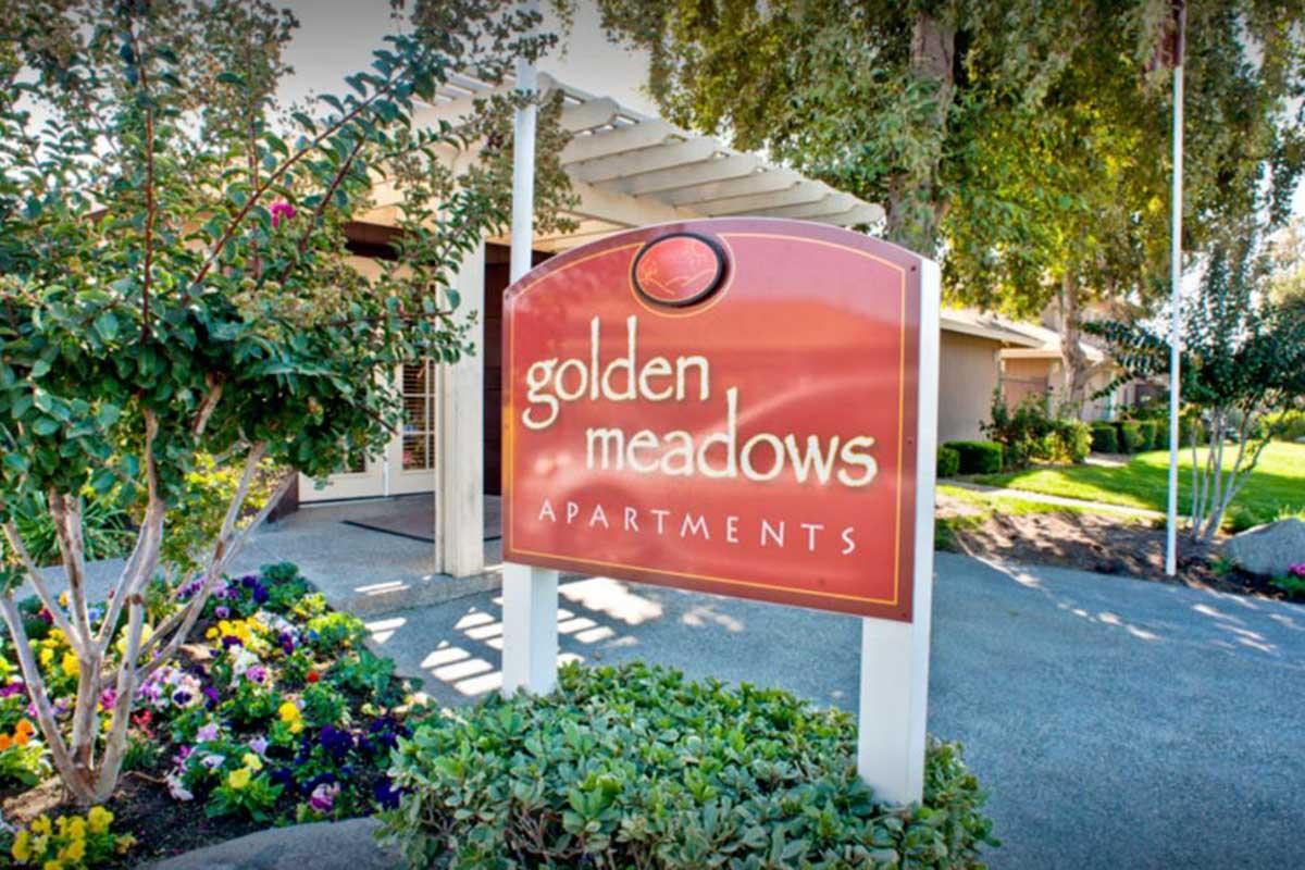 Golden Meadows Monument Sign