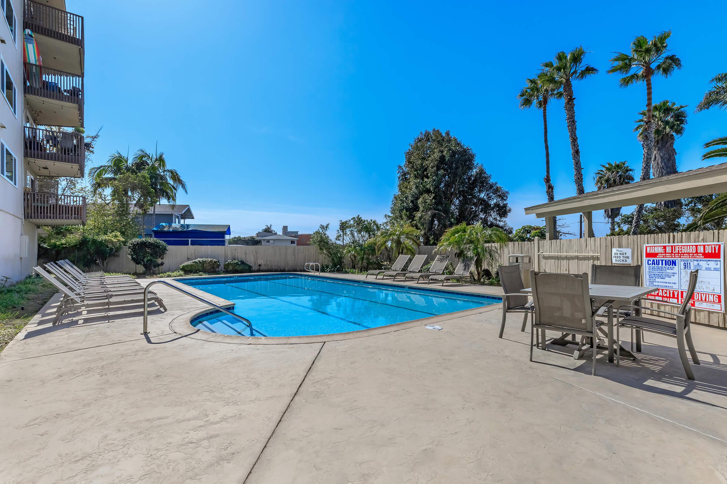 Swim some laps at Casa Del Norte in San Diego, California