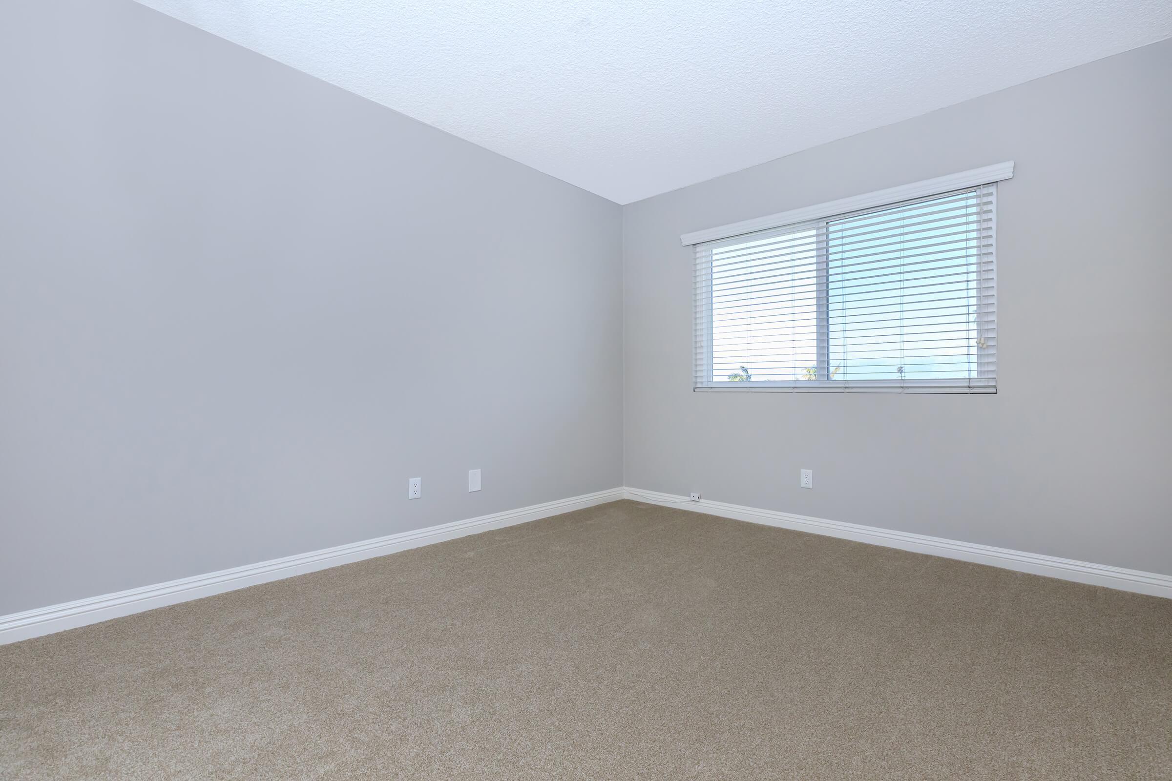 a room with a large window