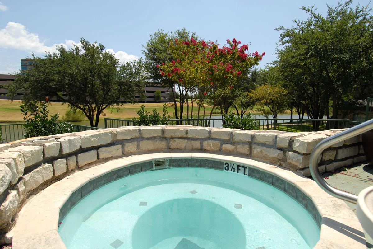 HEATED SPA WITH A VIEW IN IRVING, TEXAS