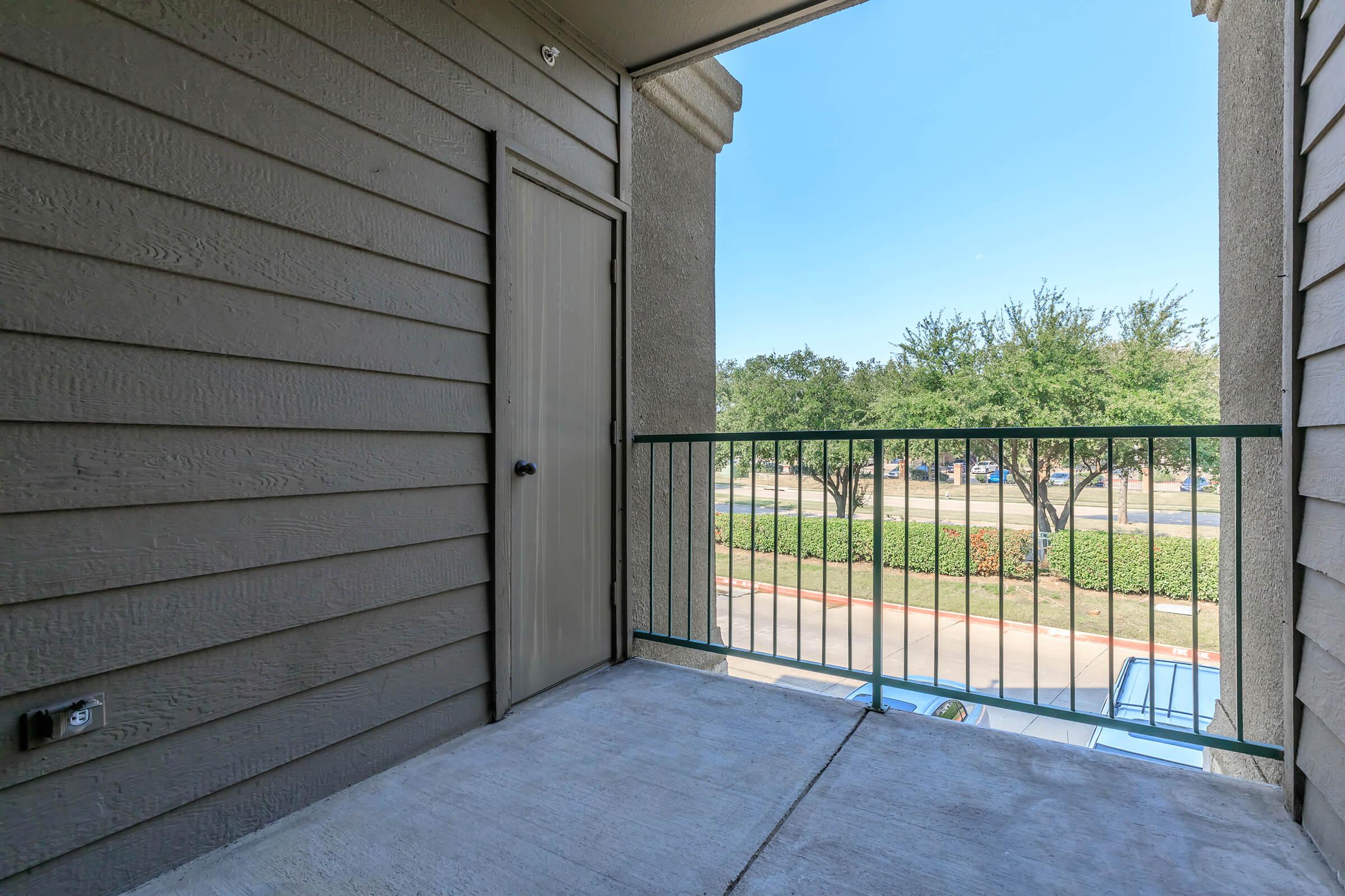 PRIVATE BALCONIES AND PATIOS 