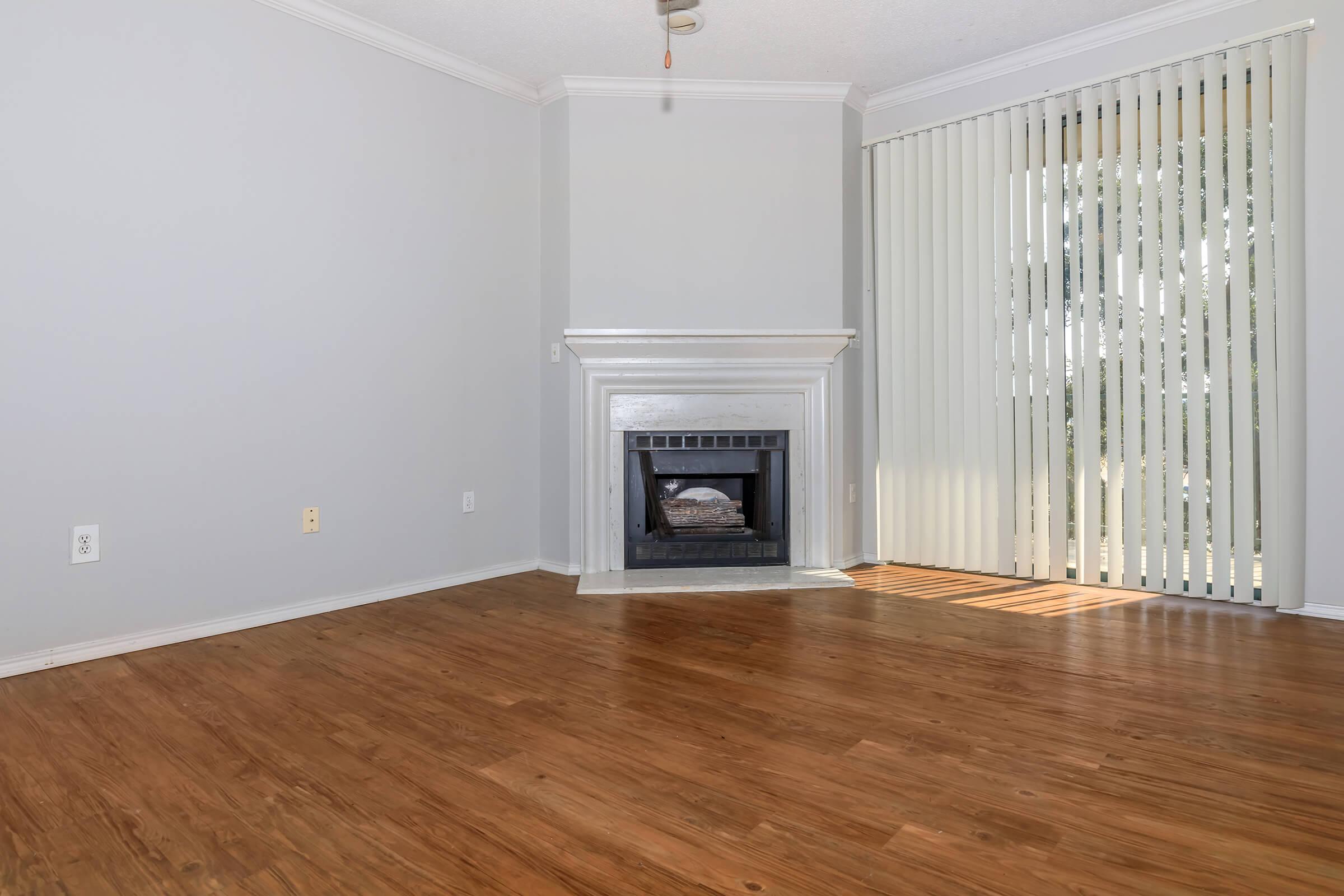 FLOOR PLAN B-1 WITH COZY GAS FIREPLACE