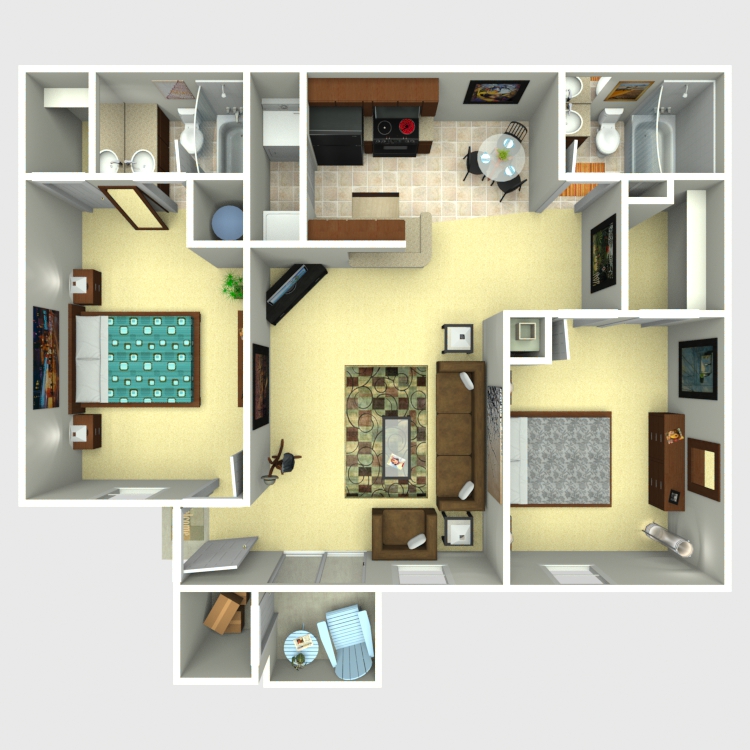 Floor plan image of Plan B