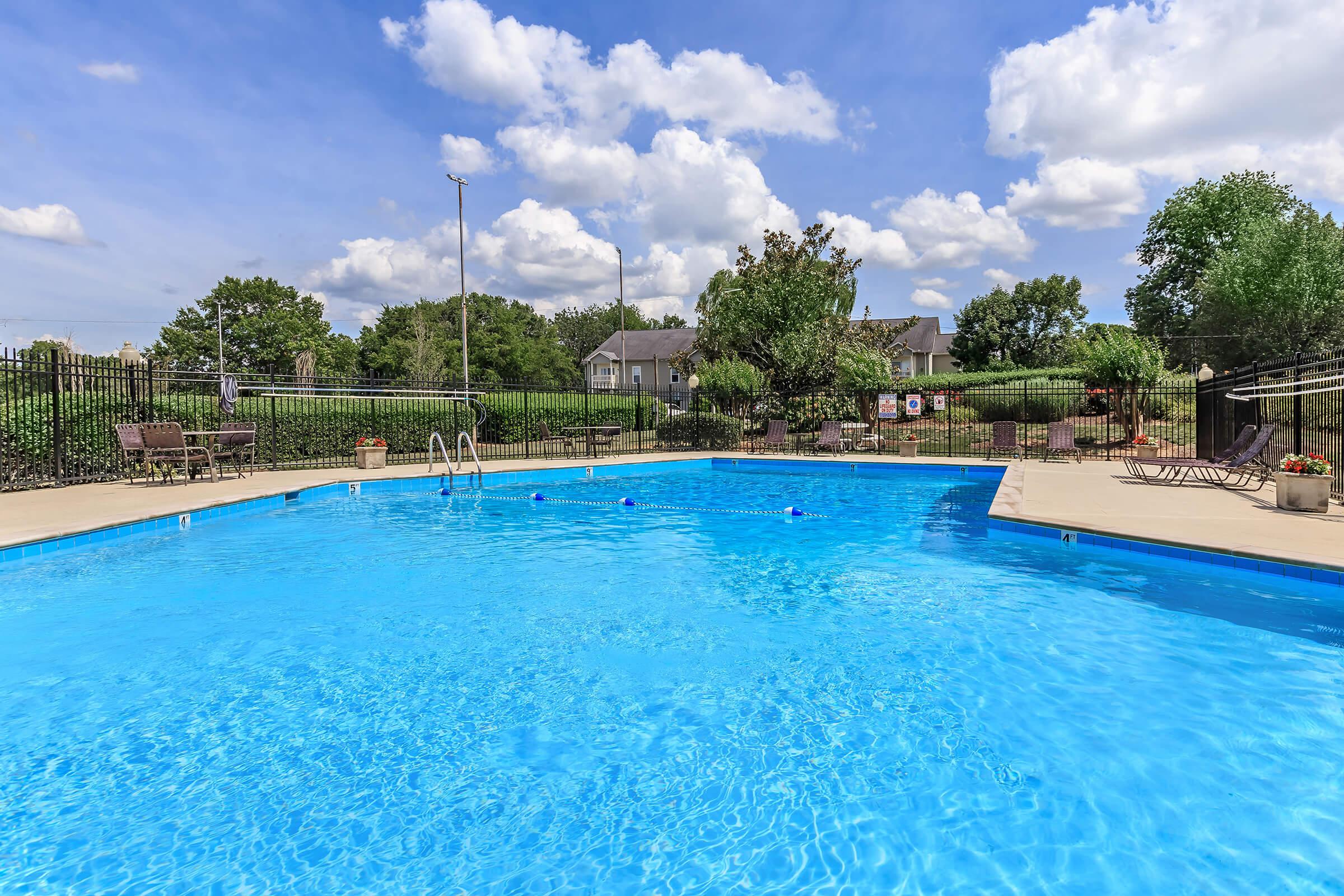 Shimmering Swimming Pool at Chase Cove Apartments in Nashville, TN