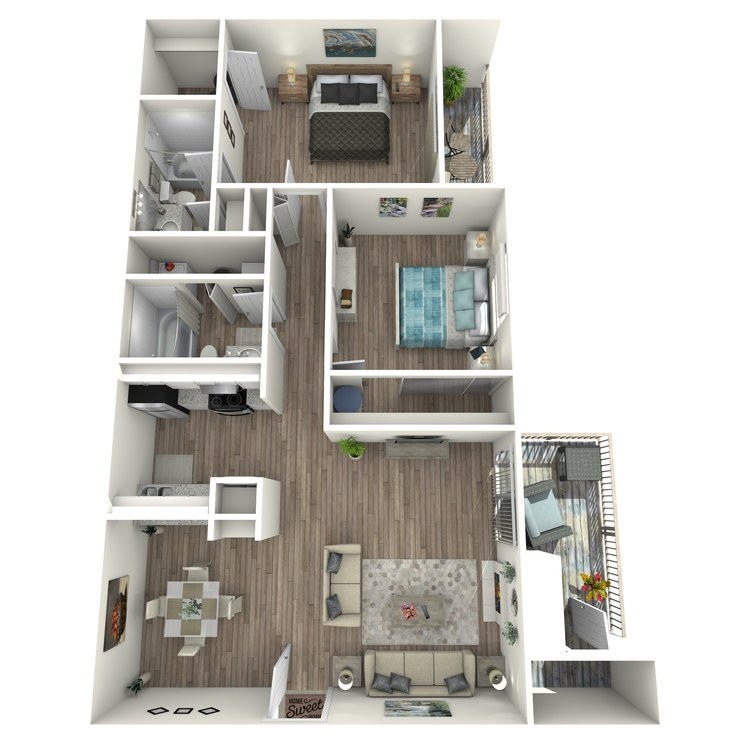 Floor plan image of The Mediterranean