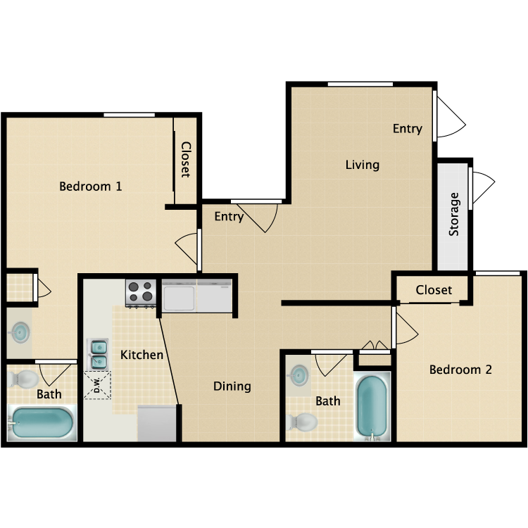 Floor plan image of Aster