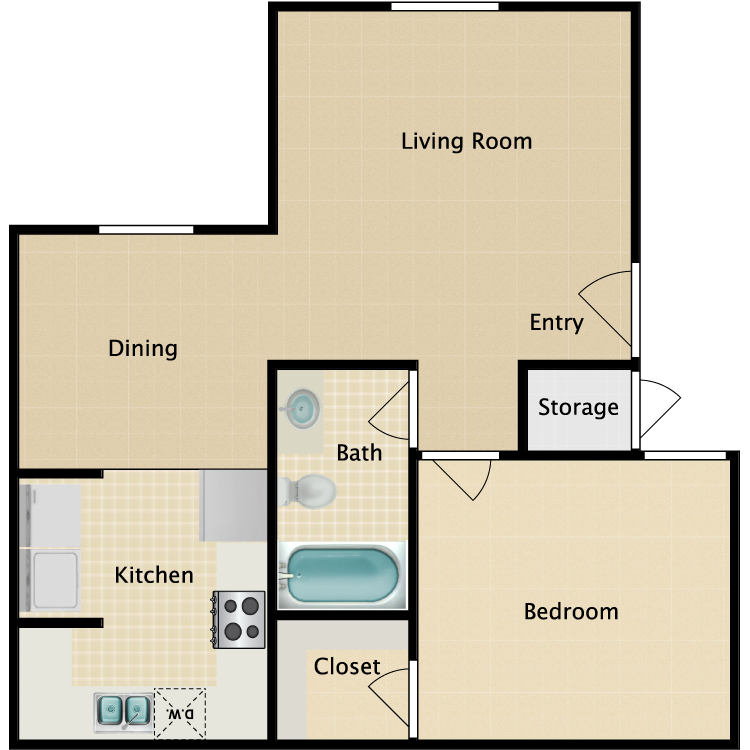 Floor plan image of Dahlia