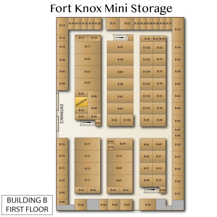 Fort Knox Mini Storage Site Maps