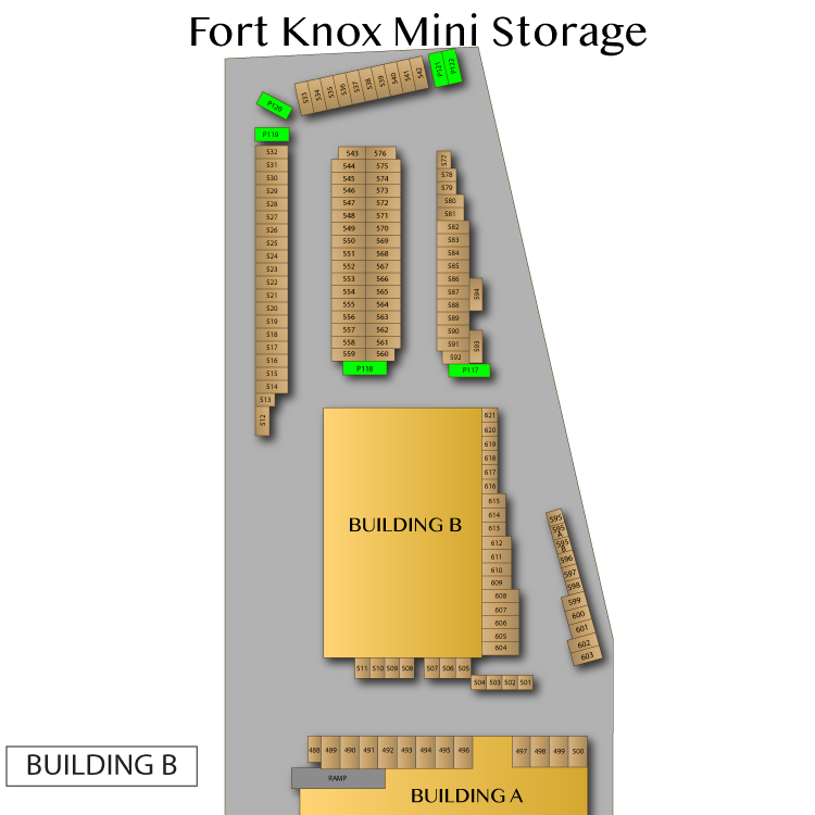 Fort Knox Mini Storage Site Maps