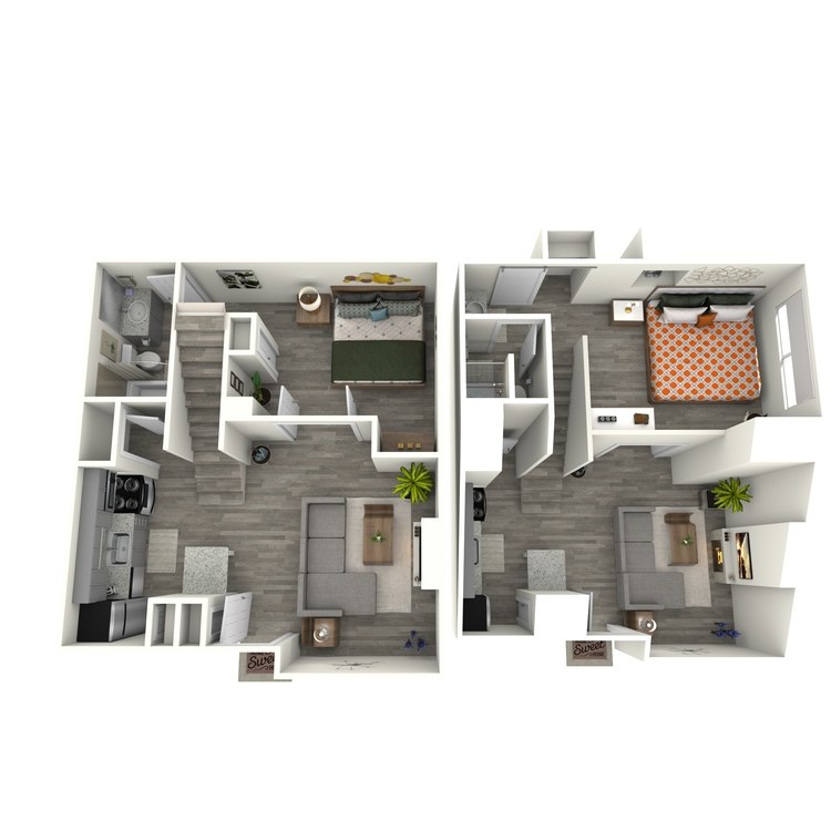 Floor plan image of B2R