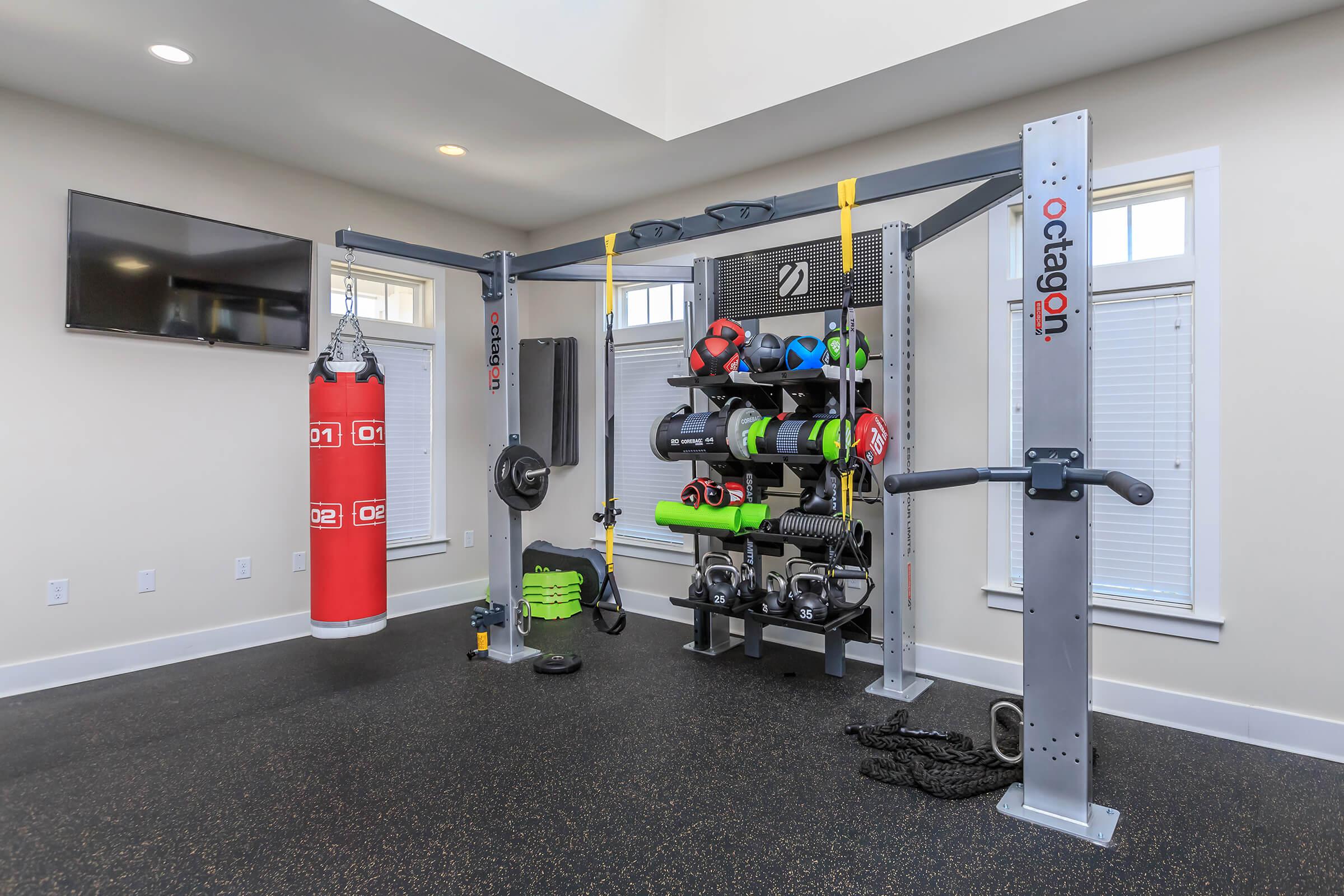 Get In Shape At Riverstone Apartments at Long Shoals In Arden, NC 