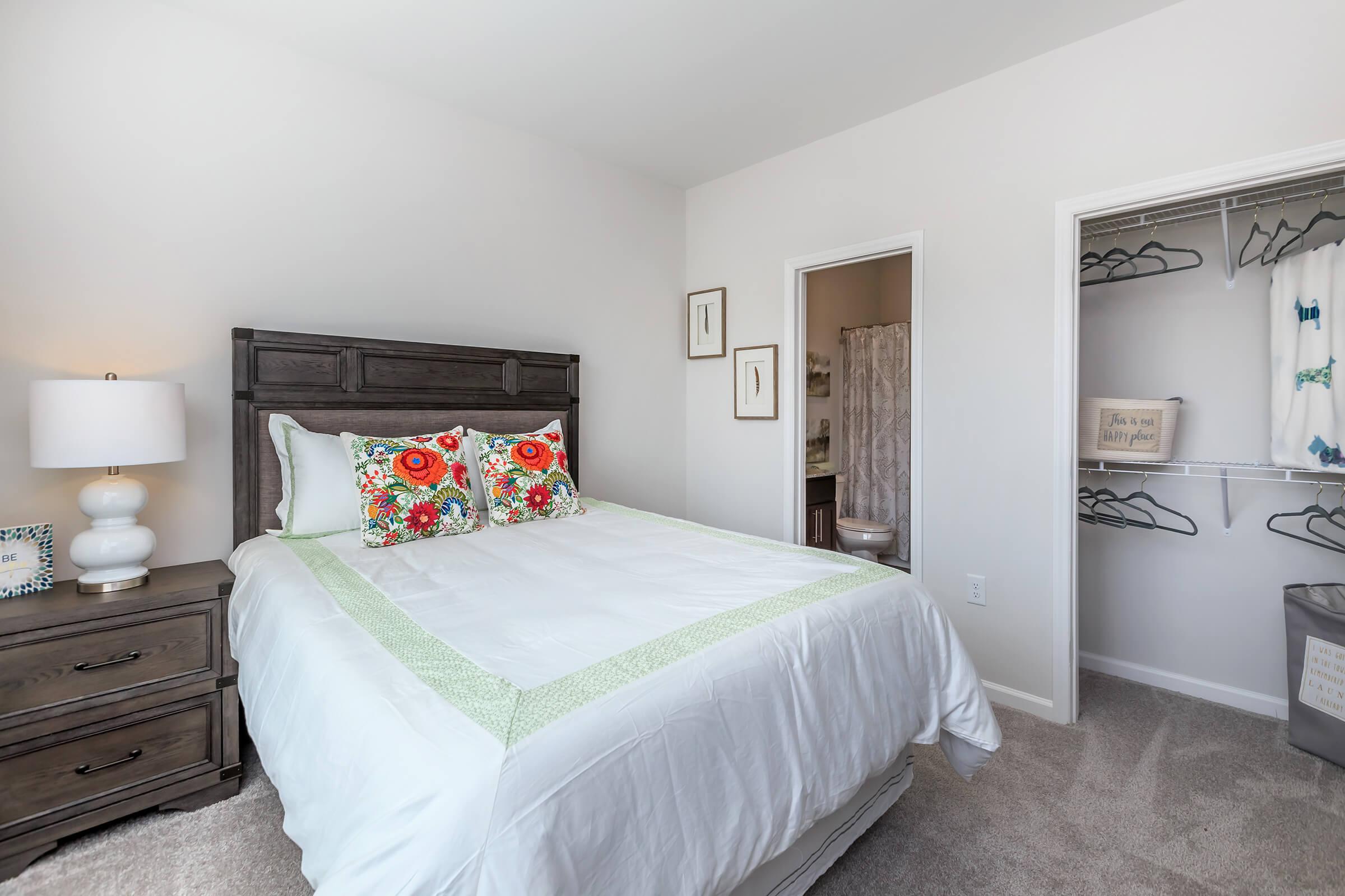 Cozy Bedrooms In Riverstone Apartments At Long Shoals In Arden, NC