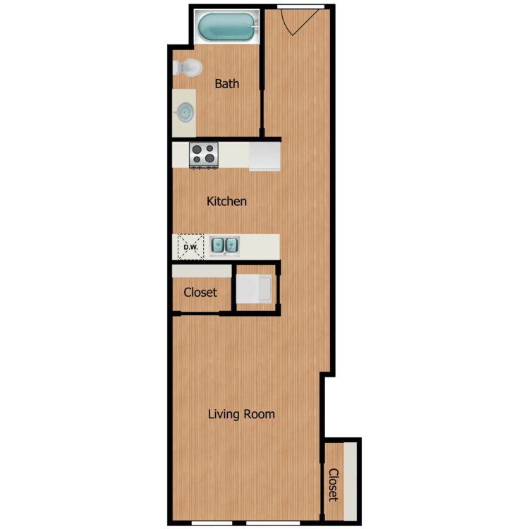 Floor plan image of Studio