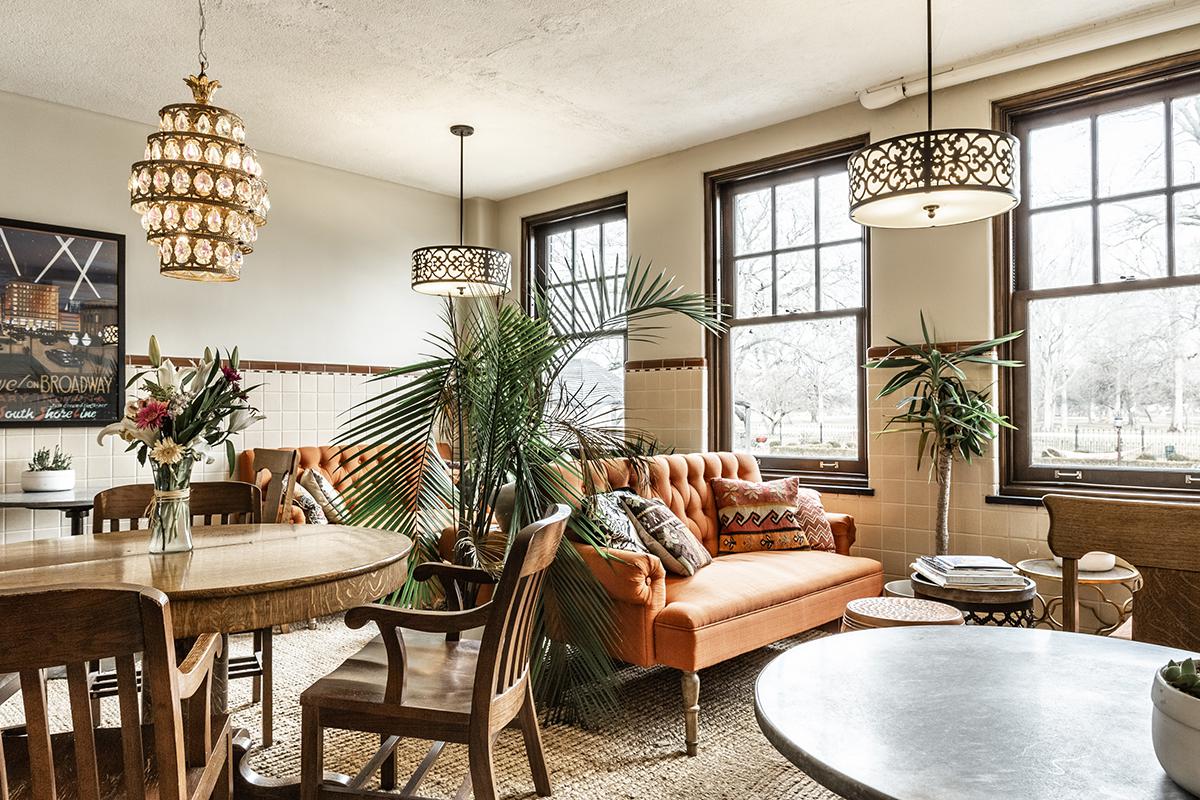 a dining room table