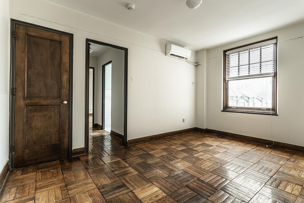 a room with a wooden floor