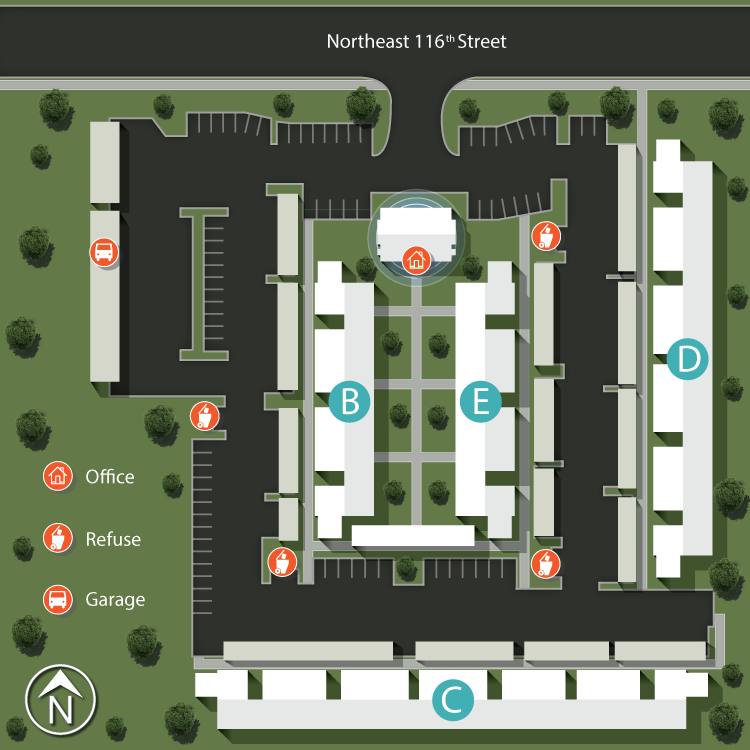 We make every effort to make our website accessible to anybody, especially those with disabilities. If you have question in terms of the relative location of an amenity or apartment home, please give us a call.