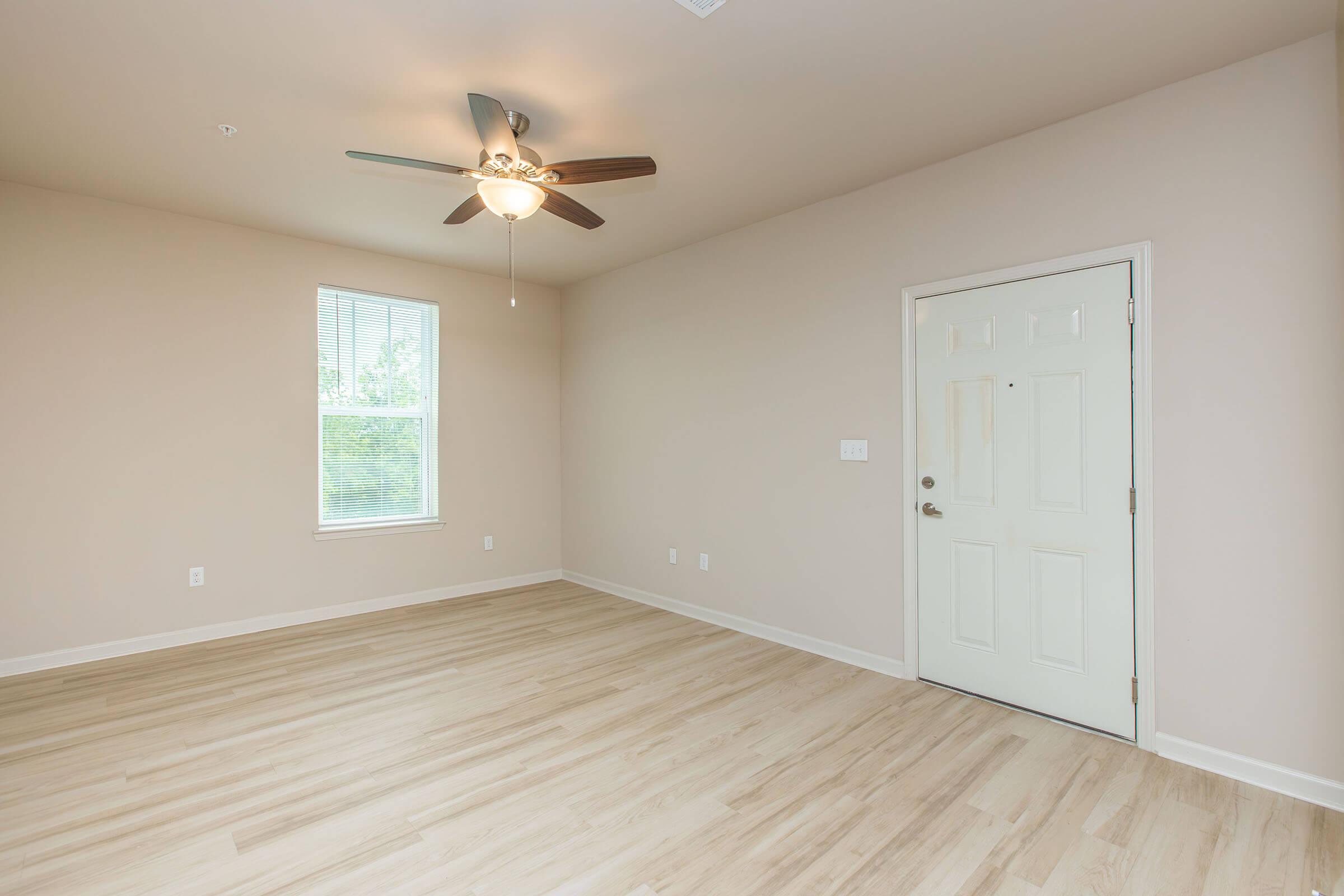 a room with a wooden floor