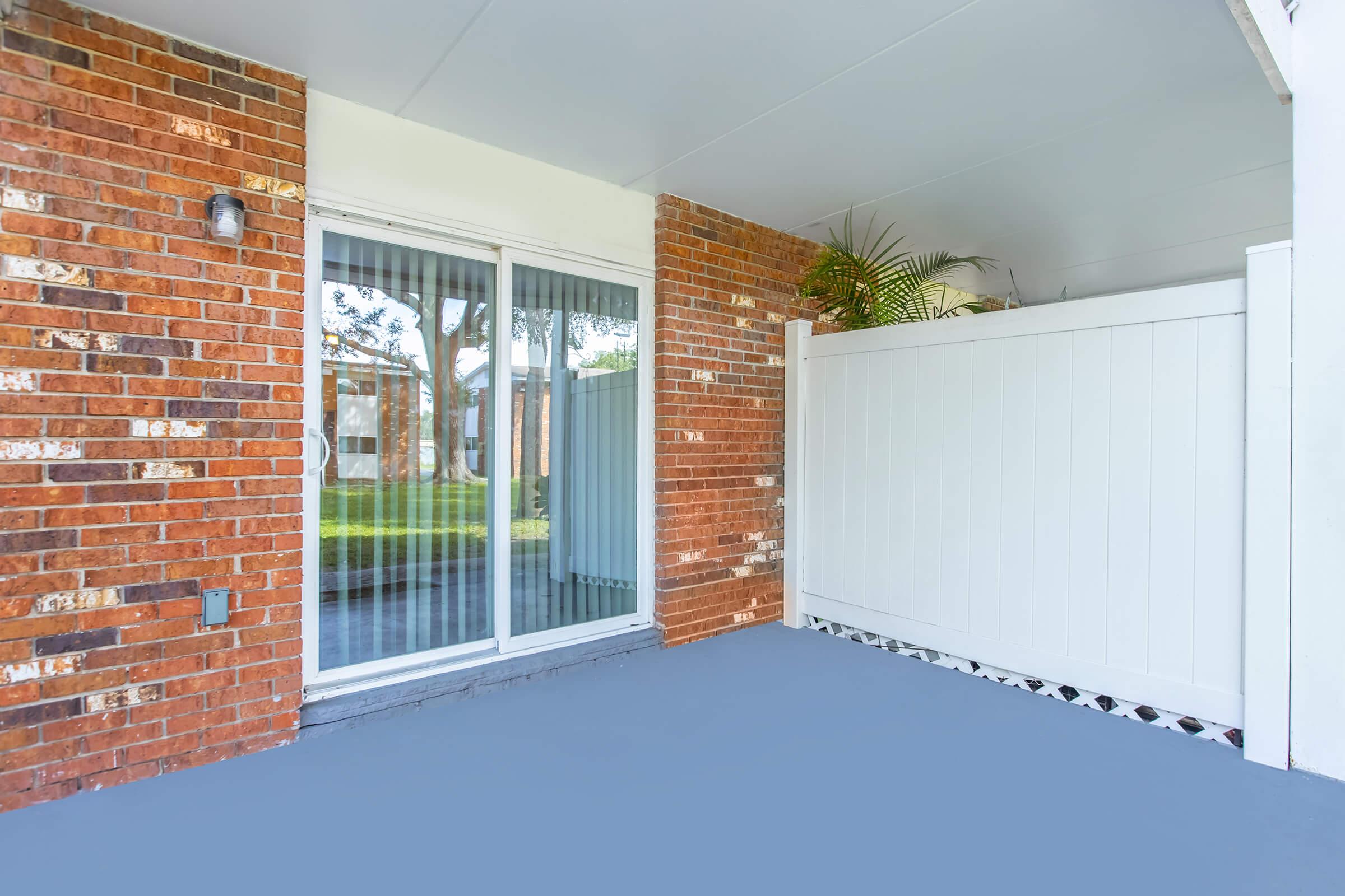 a close up of a brick building