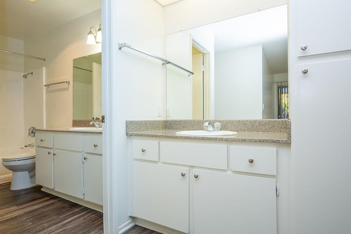 Bathroom with two sinks