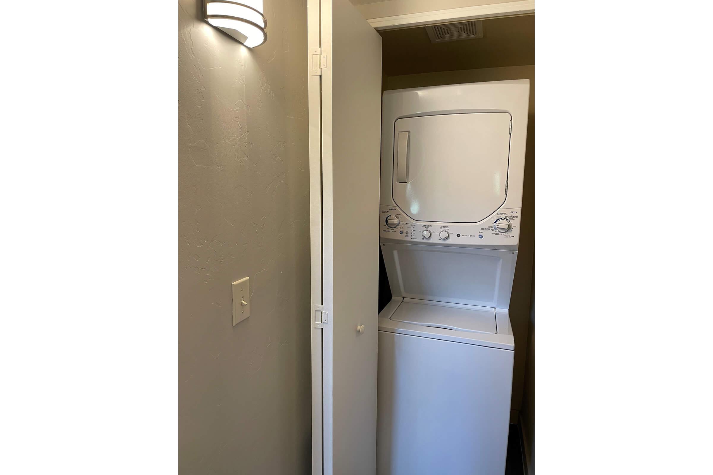 a refrigerator with the door open
