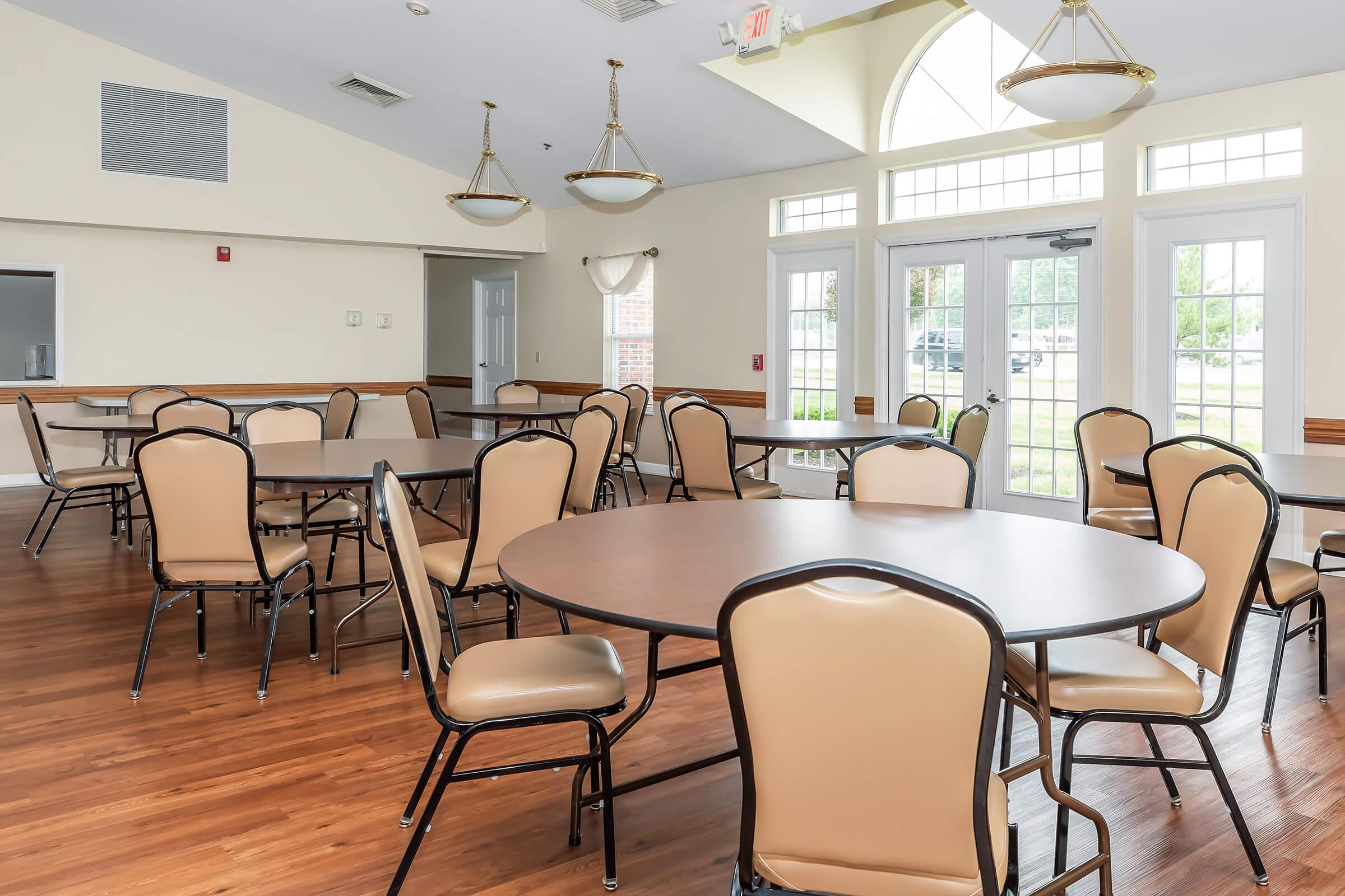 a dining room table