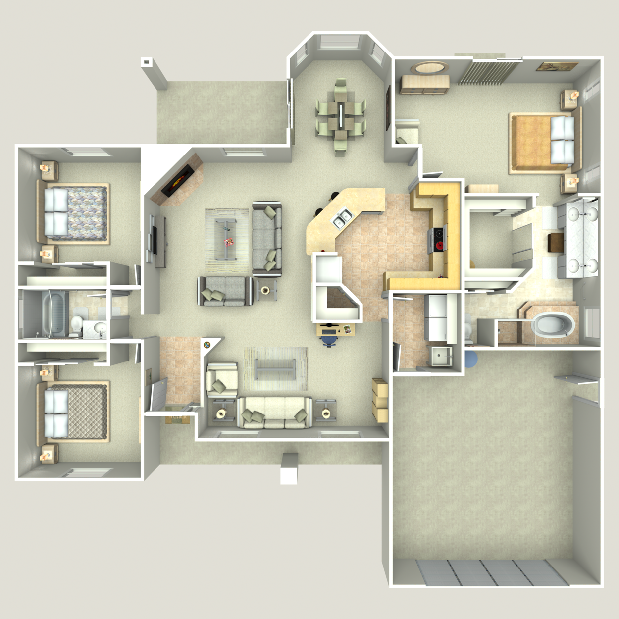 Floor plan image of Monterey I