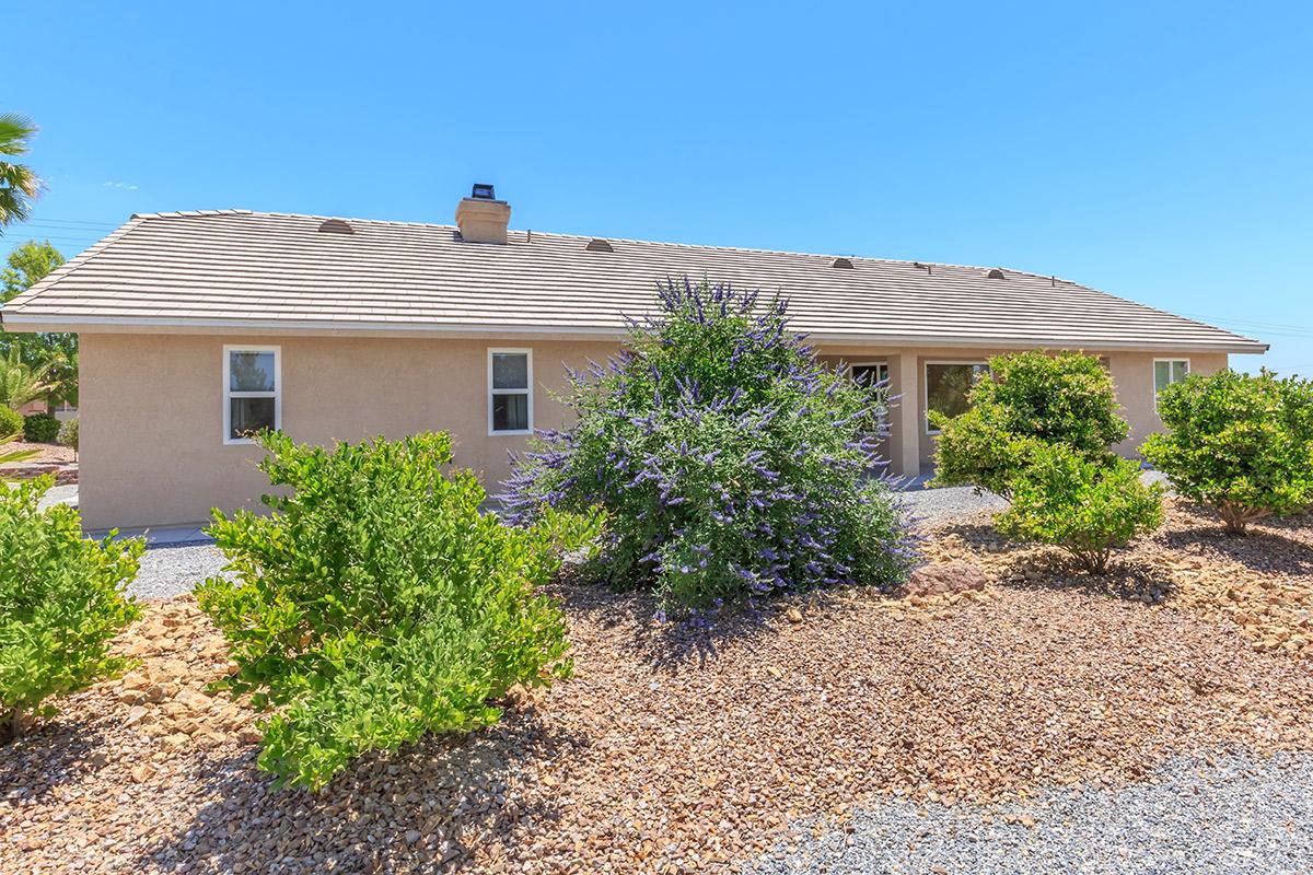 a house with trees in the background