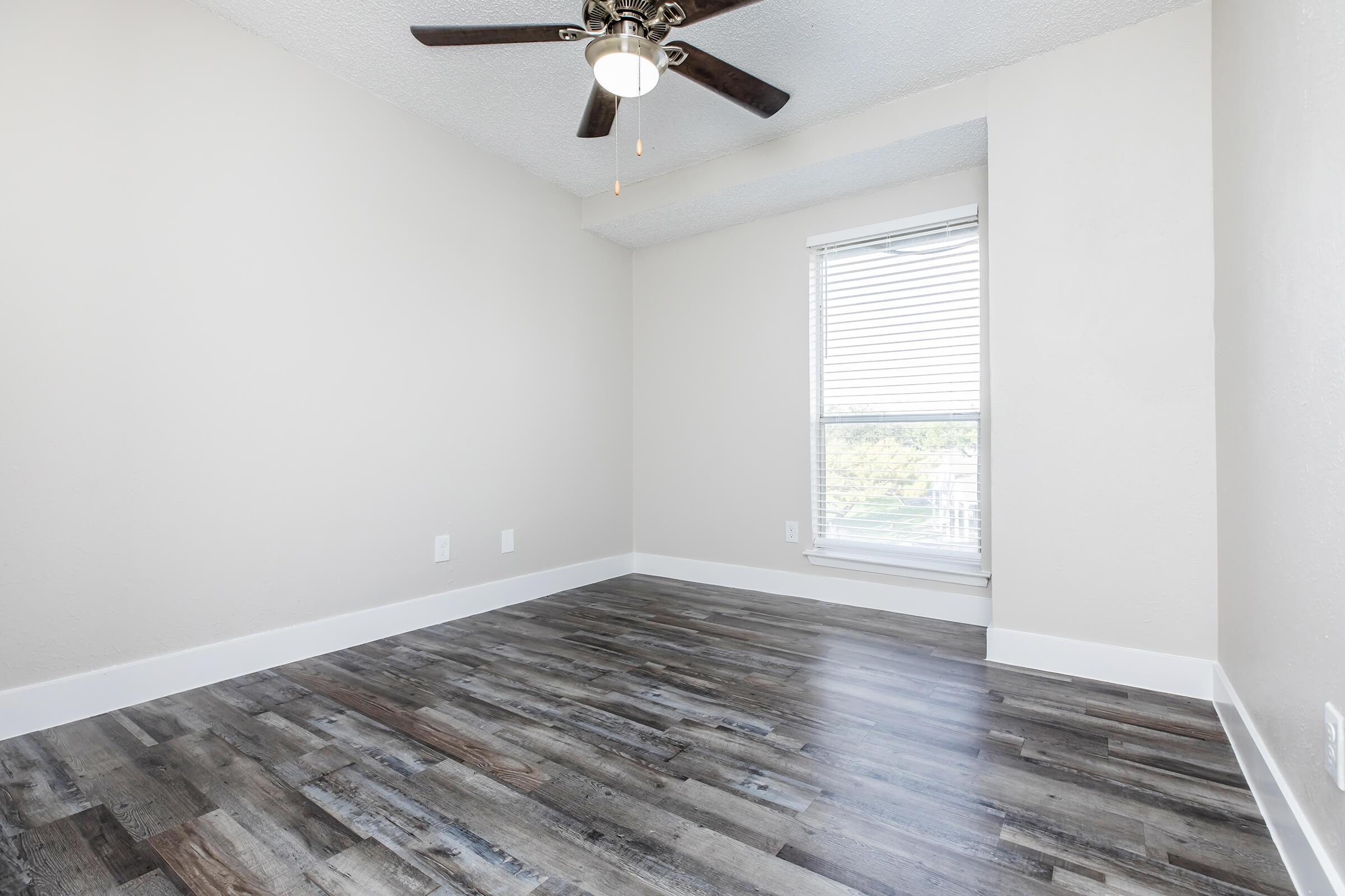 a room with a wooden floor