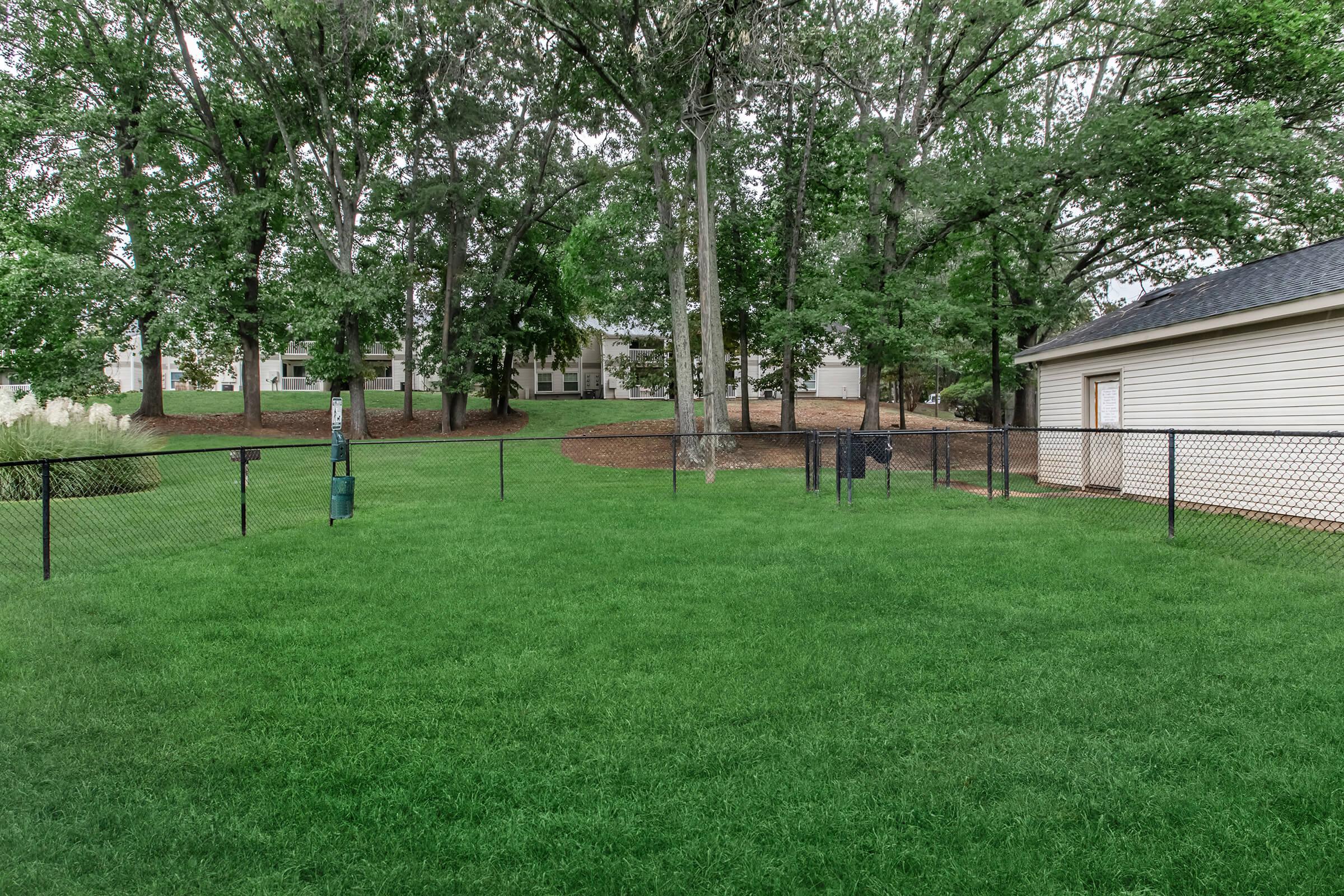 a large lawn in front of a house