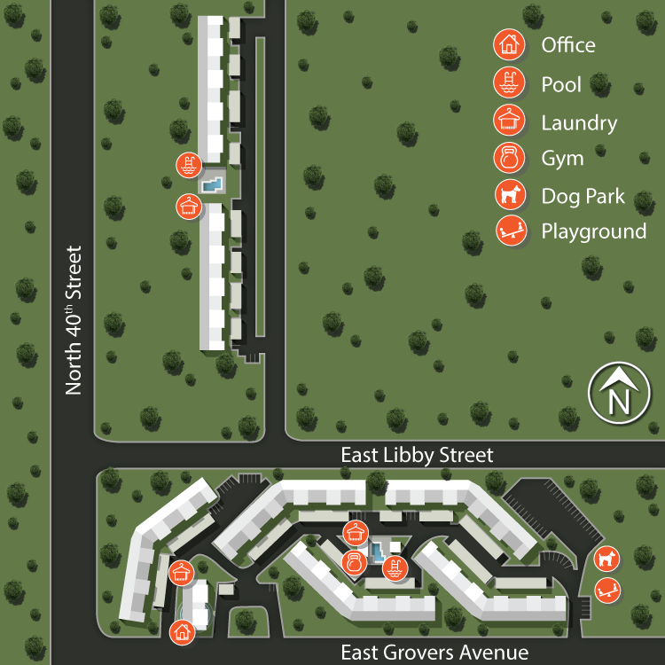 We make every effort to make our website accessible to anybody, especially those with disabilities. If you have question in terms of the relative location of an amenity or apartment home, please give us a call.