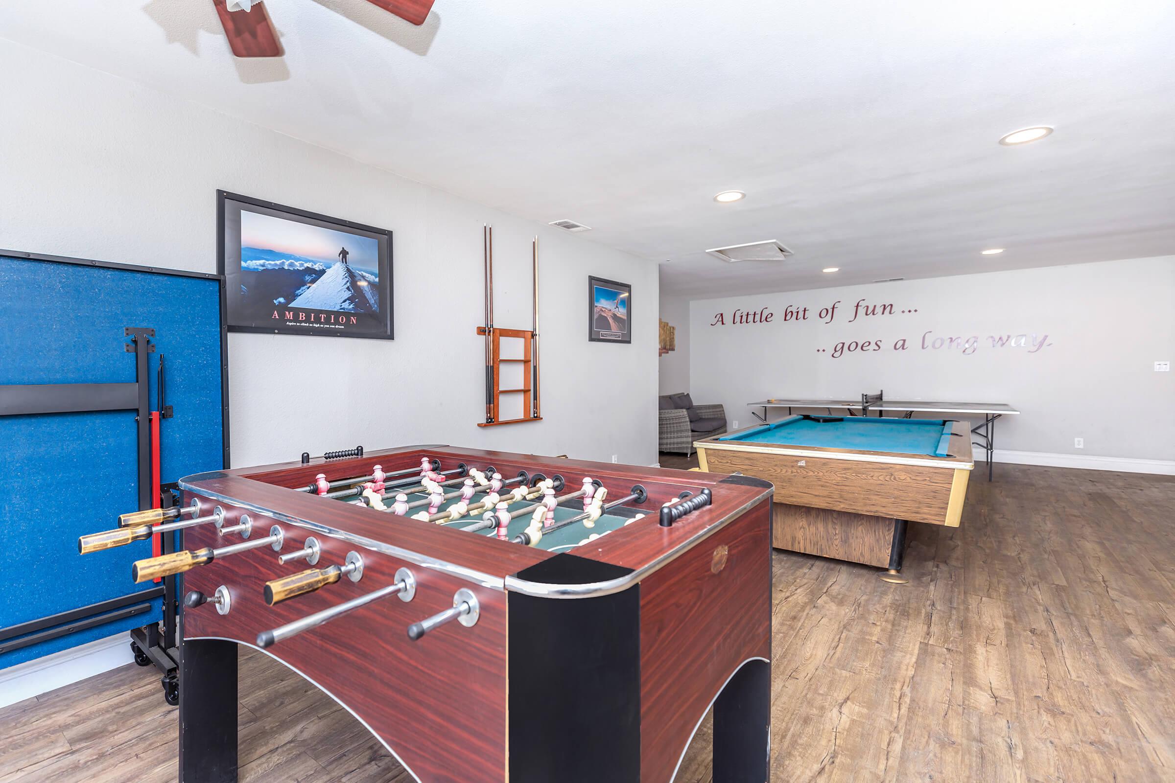 Waterstone Park Apartments game room
