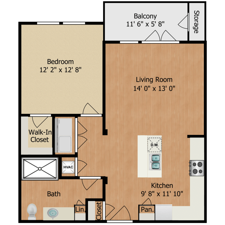 Floor plan image of A1