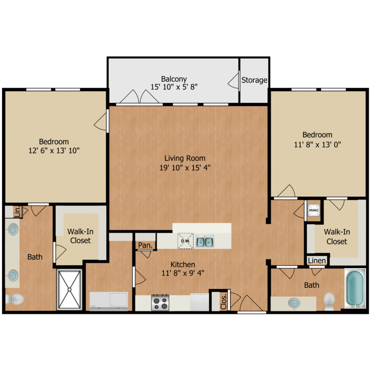 Floor plan image of B2