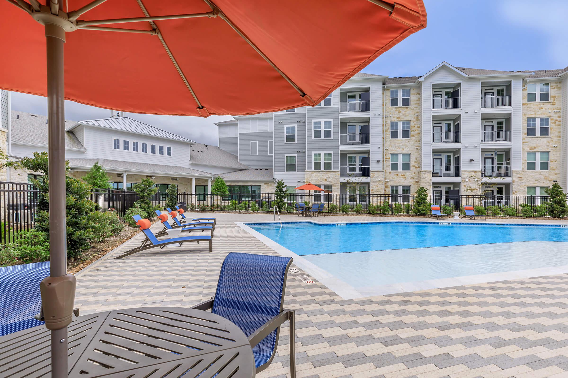 BE ONE OF THE FIRST TO TAKE A DIP IN THE SHIMMERING SWIMMING POOL
