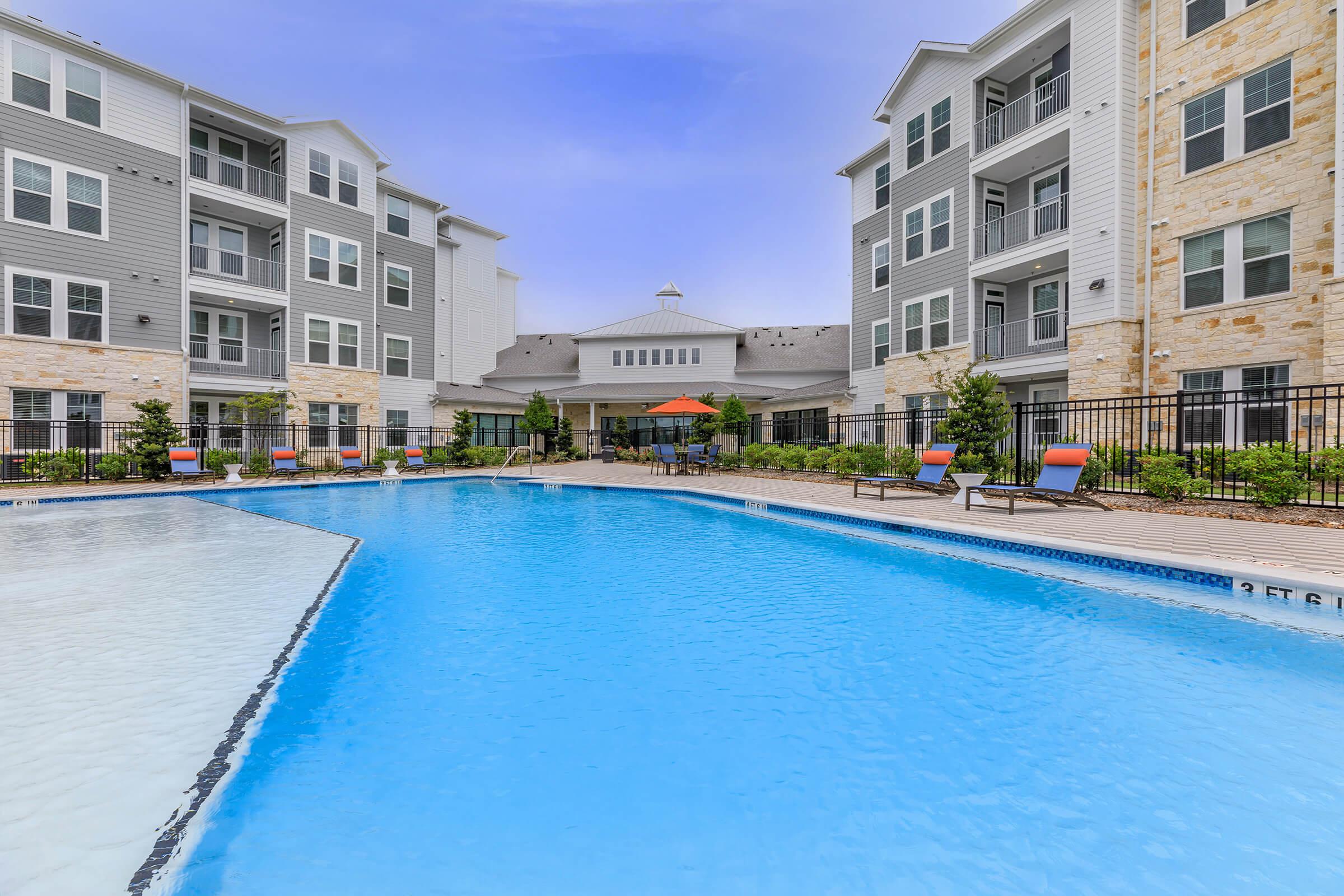 a large pool of water