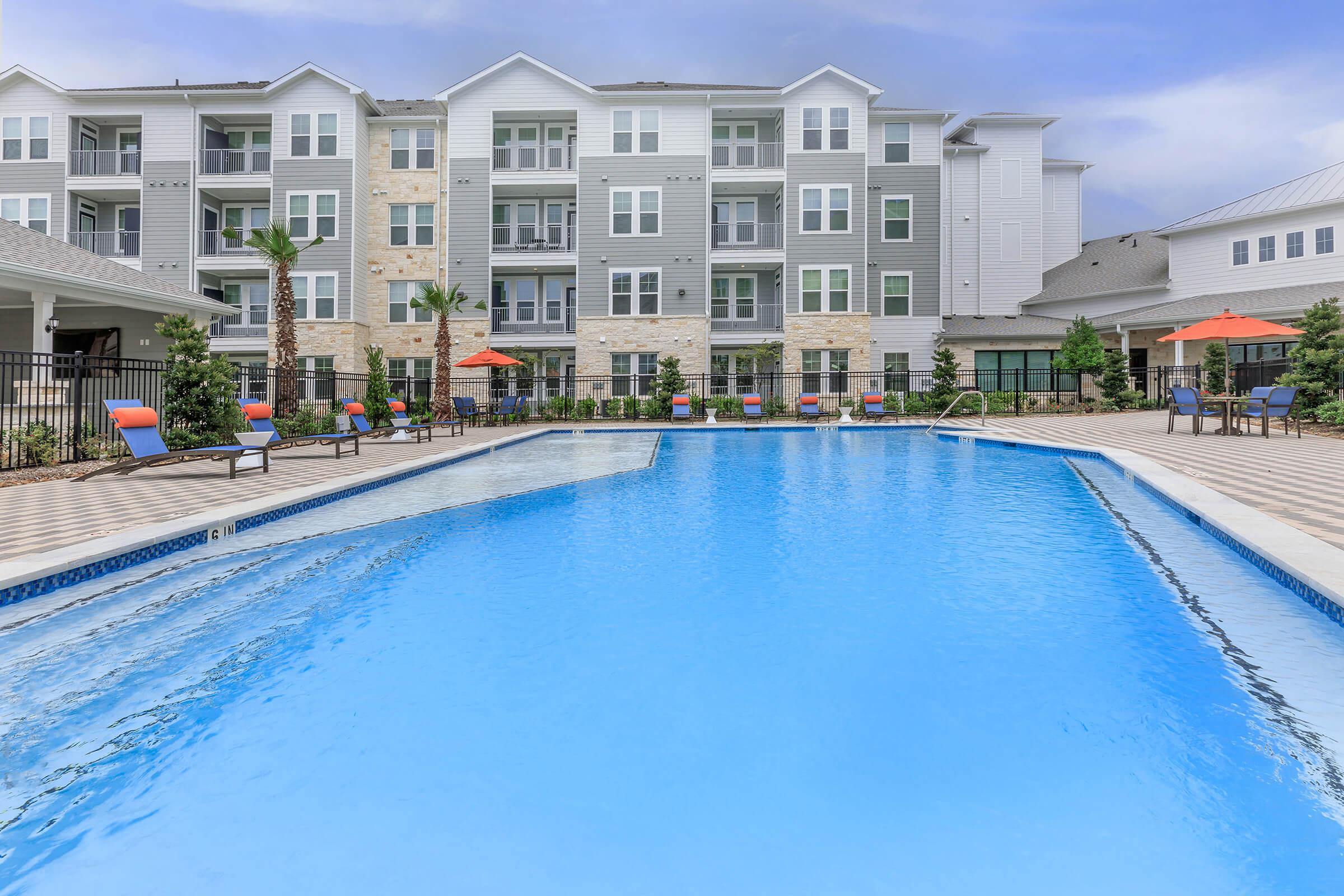 a large pool of water